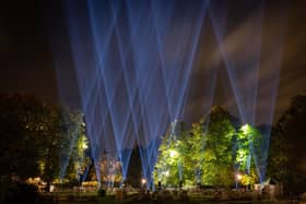 Flashback to a previous event in 2019 by famous artist and lighting designer James Bawn when he created a lighting installation in Harrogate celebrating the town's spa heritage. (Picture Richard Maude)
