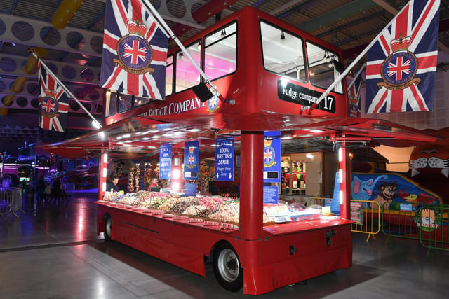 Pictured The Great British Fudge Company Stall.