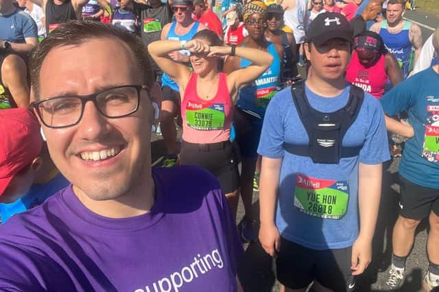 Keen runner - Harrogate and Knaresborough's Lib Dem MP Tom Gordon will tackle the Great North Run for Saint Michael's Hospice. (Picture contributed)