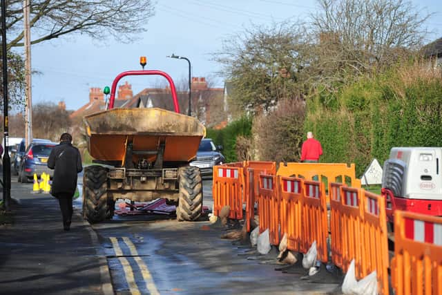 Local authorities' efforts to mitigate the impact of heavy construction lorries and tractors in the Kingsley Road area is being questioned by Kingsley Ward Action Group.
(Picture by Gerard Binks)