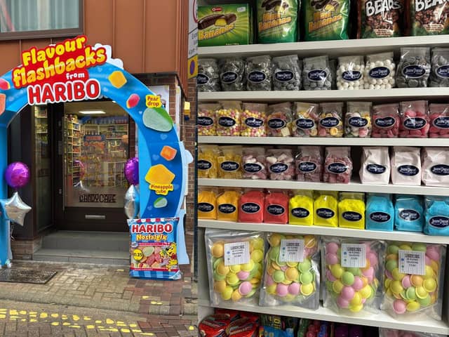 Mr Bailey’s Candy Cave has opened its doors on Market Place in Harrogate town centre