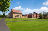 A visualisation of a typical street scene at Harclay Park housing development  in Boroughbridge by Barratt Homes. (Picture contributed)