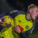 Dean Cornelius bagged his first Harrogate Town goal during Tuesday night's 2-2 draw with Wrexham. Pictures: Matt Kirkham