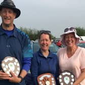 St George's members Ian Harris, Fiona Harris and Carol Fairbrother. Picture: Submitted