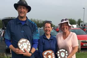 St George's members Ian Harris, Fiona Harris and Carol Fairbrother. Picture: Submitted