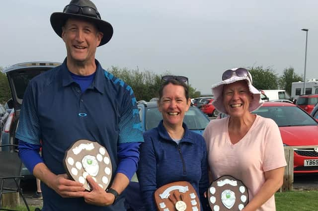 St George's members Ian Harris, Fiona Harris and Carol Fairbrother. Picture: Submitted