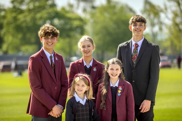 Pupils at Harrogate’s Ashville College which has been praised in The Good Schools Guide. (Picture contributed)