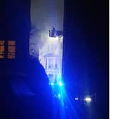 Firefighters tackled a fire at the disused Kimberley Hotel in Harrogate late last night (Credit: Dawn Salter)