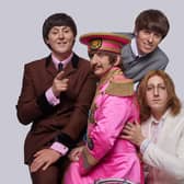 Please pleasing fans - Steve White, pictured left, who plays Paul McCartney in The Bootleg Beatles who play Harrogate next week.