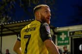 Harrogate Town midfielder George Thomson has scored 15 goals so far this season. Picture: Brody Pattison