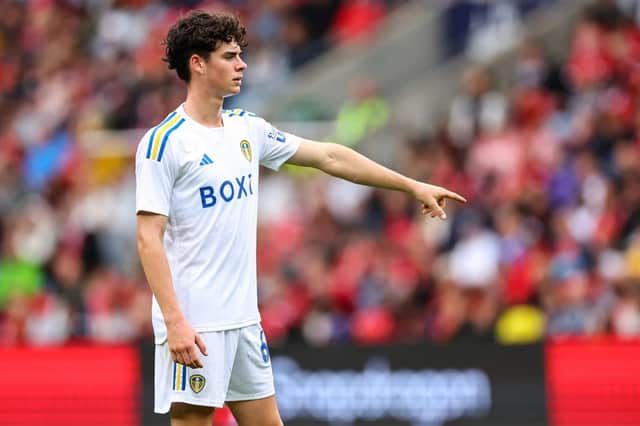 Archie Gray from Harrogate could make his senior debut for Leeds United this weekend against Cardiff City