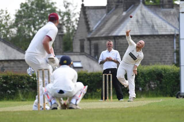 Ben Holderness was among the wickets as Beckwithshaw CC made it three wins on the spin. Picture: Gerard Binks