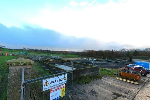 As past of Yorkshire Water’s commitment to improve water quality in the River Nidd,  a £19m investment into water treatment works has begun in Killinghall in Harrogate. (Picture contributed)