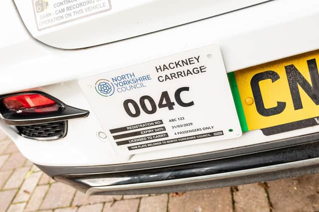 A North Yorkshire Council taxi