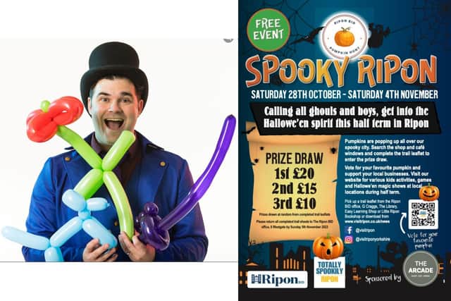 Totally Spookily events in Ripon to encourage families on a budget to get into the spirit this Halloween.