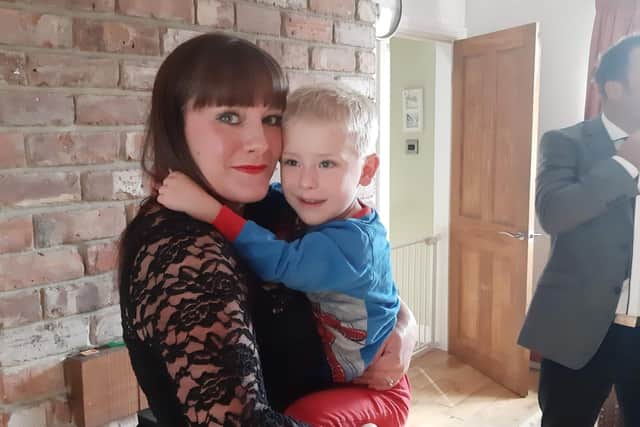 "Archie is such a bright and vibrant child " - Harrogate mum Vicky Flintoft pictures two years ago with her son Archie who has Diamond Blackfan Anaemia, one of the world's rarest and potentially fatal blood disorders.