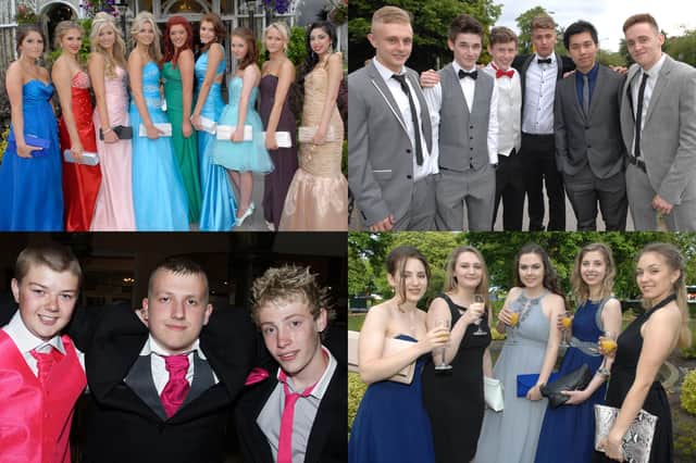 We take a look at 18 brilliant photos from proms at schools across the Harrogate district over the years