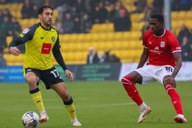 Harrogate Town lost 1-0 last time they took on League Two title hopefuls Crewe Alexandra. Pictures: Matt Kirkham