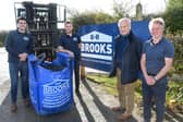 Expansion of Harrogate firm G H Brooks - Oliver Ward, Area Manager of GH Brooks, Andrew Broadwith, Director of GH Brooks, Peter Broadwith, Chairman & Founder of GH Brooks and Tom Henry, Director at Hethertons. (Picture contributed)