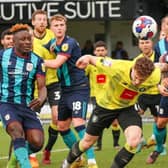 Harrogate Town were held to a 2-2 draw by Crewe Alexandra on Saturday afternoon. Pictures: Matt Kirkham