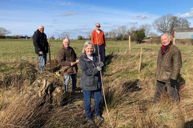 The tree planting team at 'Trees for Nidderdale'