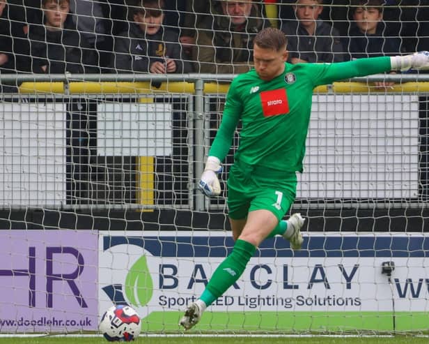 Mark Oxley has made 68 appearances since joining Harrogate Town from Southend United in the summer of 2021. Pictures: Matt Kirkham