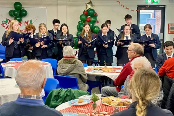 Generations come together over music and laughter as Ripon Grammar Students support Carers Time Off.