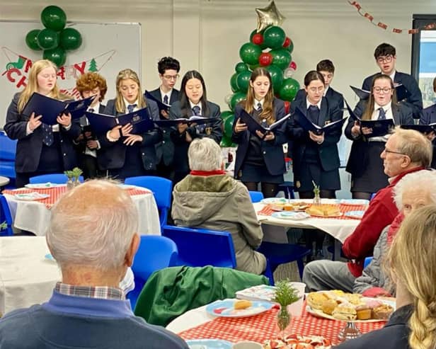 Generations come together over music and laughter as Ripon Grammar Students support Carers Time Off.