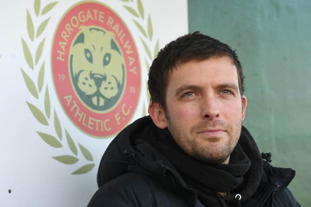 Harrogate Railway manager Rob Youhill. Picture: Gerard Binks