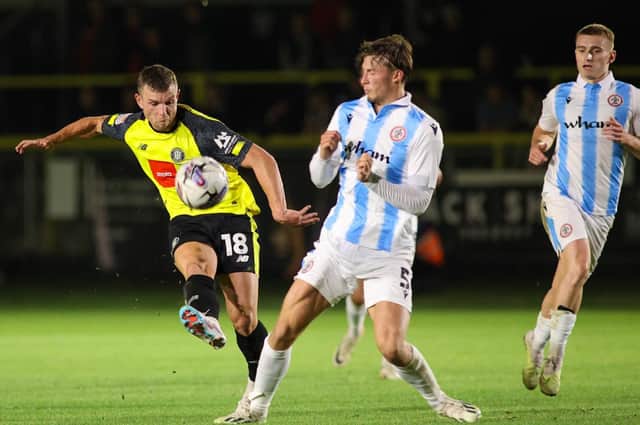 Harrogate Town forward Jack Muldoon has scored three goals and contributed one assist so far this season. Pictures: Matt Kirkham