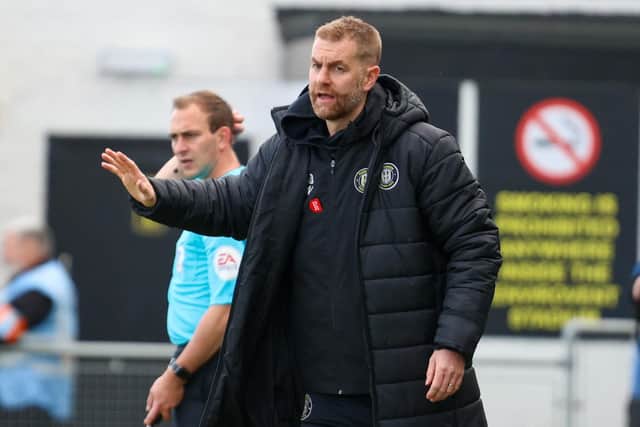 Harrogate Town manager Simon Weaver.