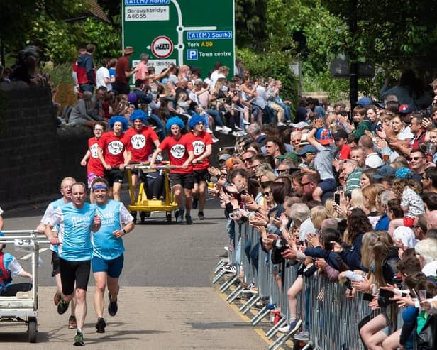The gaze of the international media - as well as thousands of visitors - will be on Knaresborough Bed Race on Saturday, June 10.