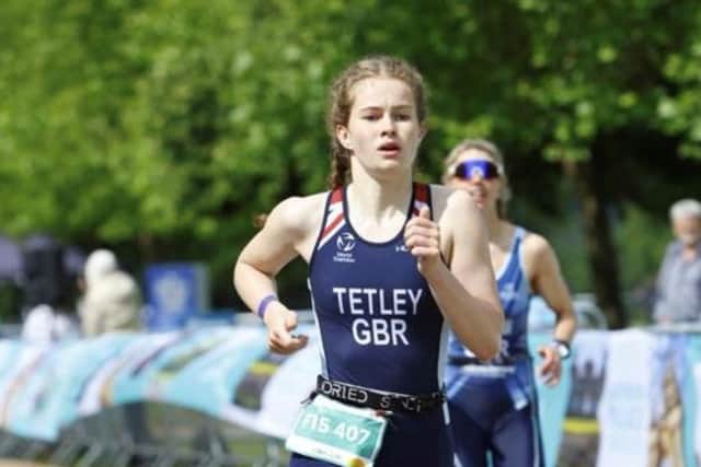 16-year-old Ruby Tetley, a Lower Sixth form pupil at Ashville College in Harrogate, will represent Great Britain in the 2025 European Triathlon Championships. (Picture contributed)