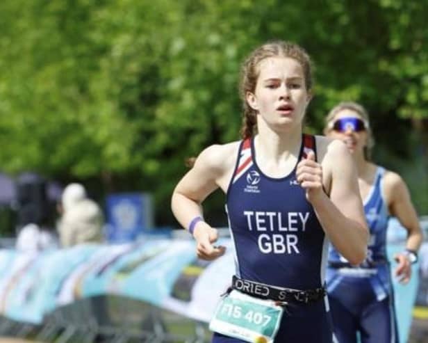 16-year-old Ruby Tetley, a Lower Sixth form pupil at Ashville College in Harrogate, will represent Great Britain in the 2025 European Triathlon Championships. (Picture contributed)