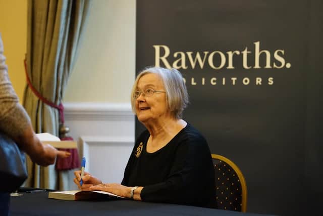 Raworths Harrogate Literature Festival  highlight - Lady Hale on stage at the Crown Hotel