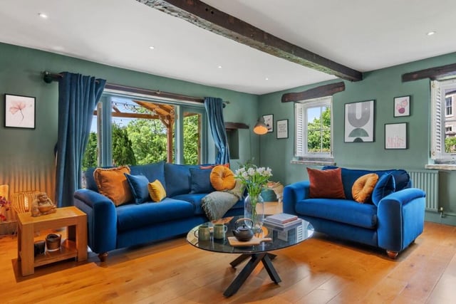 One of two main reception rooms in the property.