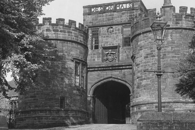 A view of the castle 62 years ago.