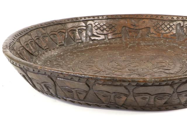 Section of a 19th Century West African Divination Bowl, possibly Yoruba – sold for £1,300