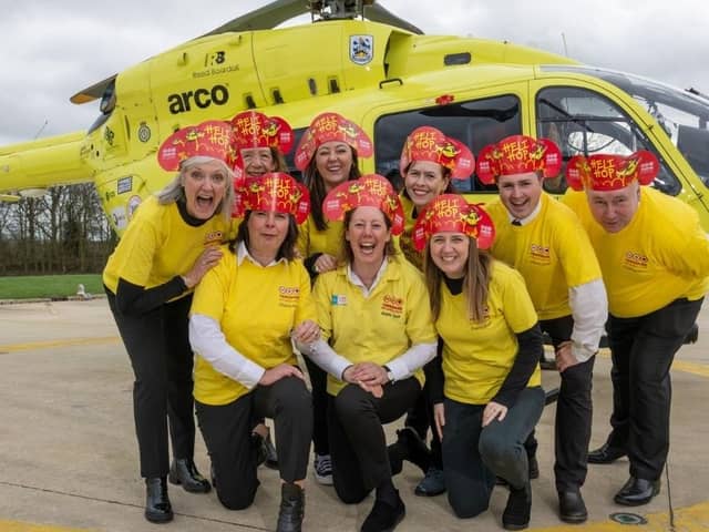 The Yorkshire Air Ambulance hopes that youngsters will 'Heli Hop' to it!