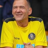 Olivia's uncle Richard - a passionate supporter of Harrogate Town AFC