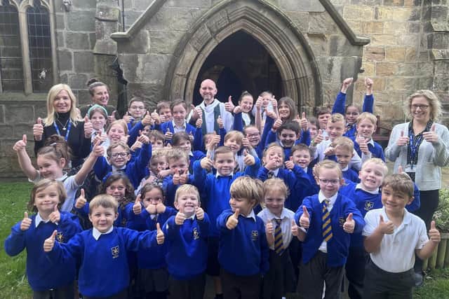 Around 40 children from Ripley Endowed Church of England Primary School will be performing Christmas Carols at th free Christmas Market at Ripley Castle. (Picture contributed)