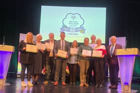 Winners all - The 2024 Yorkshire in Bloom winners from Harrogate district gather for a celebratory photograph. (Picture contributed)