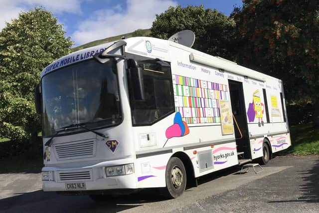 The mobile library van currently makes 21 stops every month across North Yorkshire but the council are hoping to increase the number of towns and villages it visits to at least 40 stops