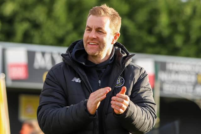 Harrogate Town manager Simon Weaver. Picture: Matt Kirkham