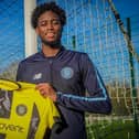 Bryant Bilongo has joined Harrogate Town on loan from Bristol Rovers. Pictures: Harrogate Town AFC