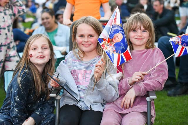 Flag-waving youngsters enjoying Knaresborough Party in the Castle. (Picture Mike Whorley Photography)