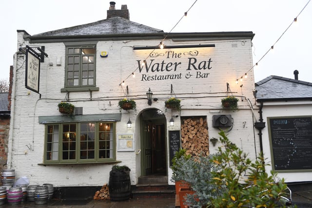 Water Rat: 24 Bondgate Green, HG4 1QW (01765602251) 
Rudgate Jorvik Blonde; Theakston Best Bitter; 2 changing beers (often Rudgate). 
Located by the side of the River Skell with a fine view of Ripon Cathedral and the river from its large windows and terrace, this is Ripon’s only riverside pub.