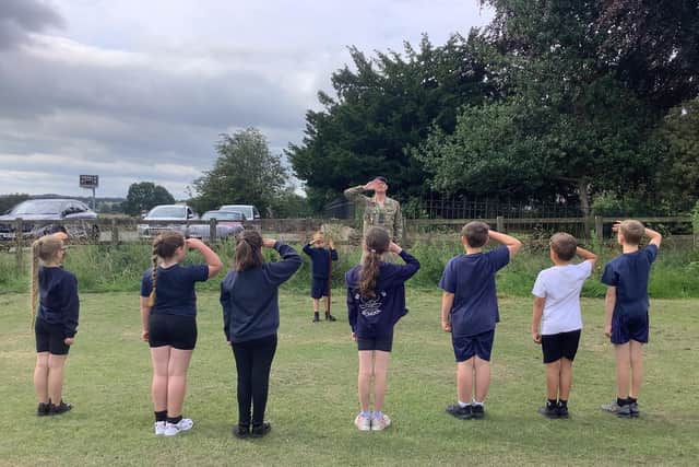 Improving pupils’ experiences - Harrogate village school pupils. (Picture contributed)
