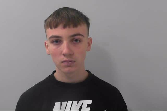 Dylan Ansell, 18, from Harrogate, has been sentenced to 18 months in a young offenders institution