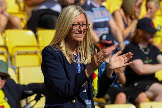 Harrogate Town CEO Sarah Barry.